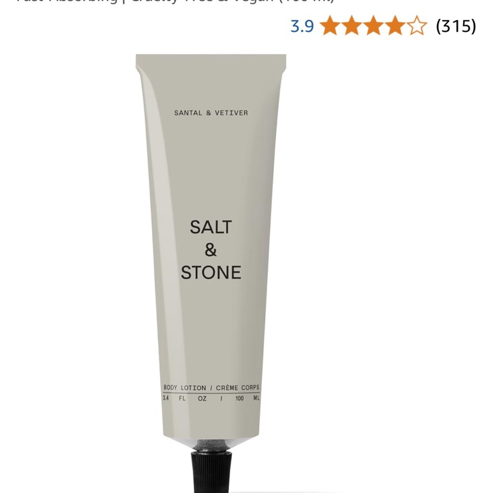 Salt and Stone Body Lotion 3.4 oz